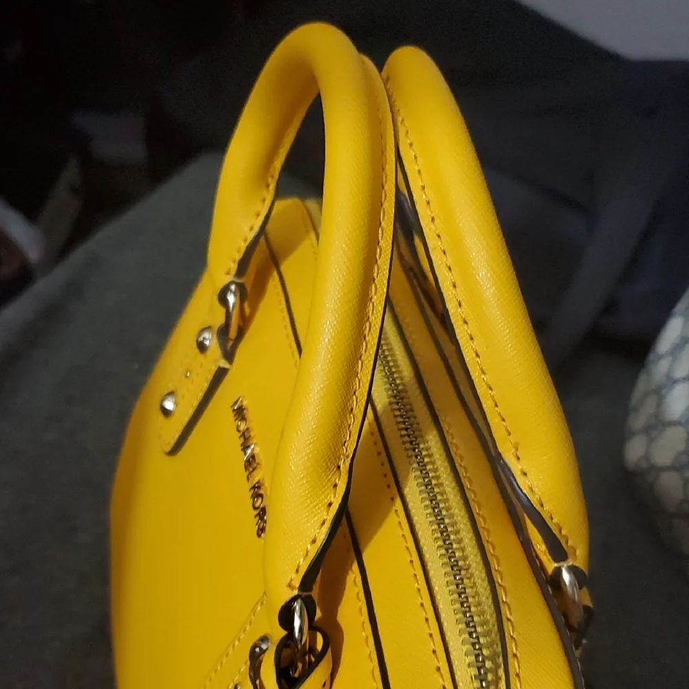 Michael Kors Mustard Yellow Satchel - Picture 10 of 10
